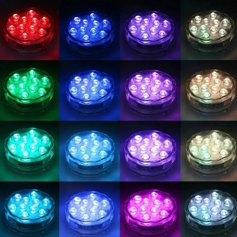AquaGlow - Fjärrstyrd RGB-poollampa – Vattentät färgskiftande LED