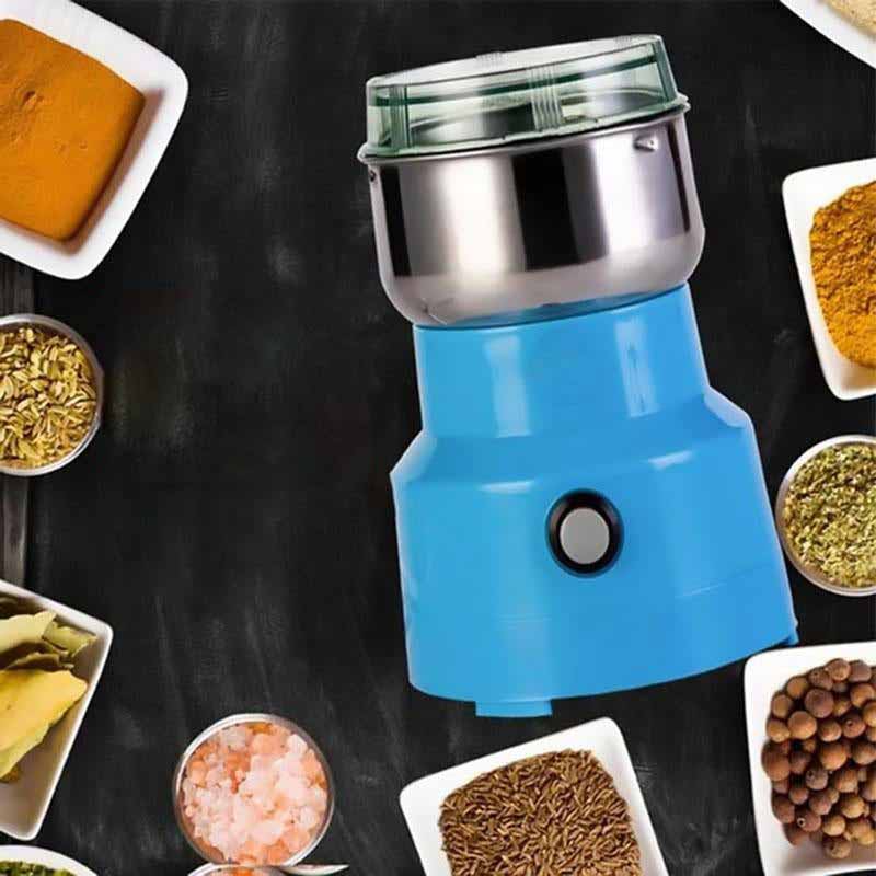 TurboGrind elektrisk krydd- och spannmålskvarn – Höghastighetsfräsmaskin i rostfritt stål