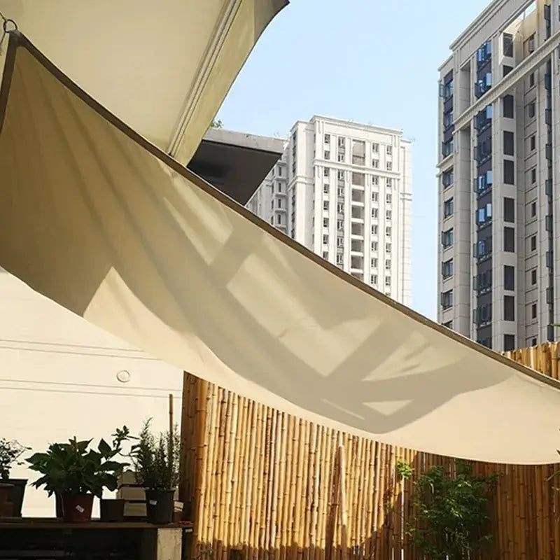 UV-blockerande utomhusduk för tak – slitstark vattentät skugga för trädgård, uteplats och bakgård