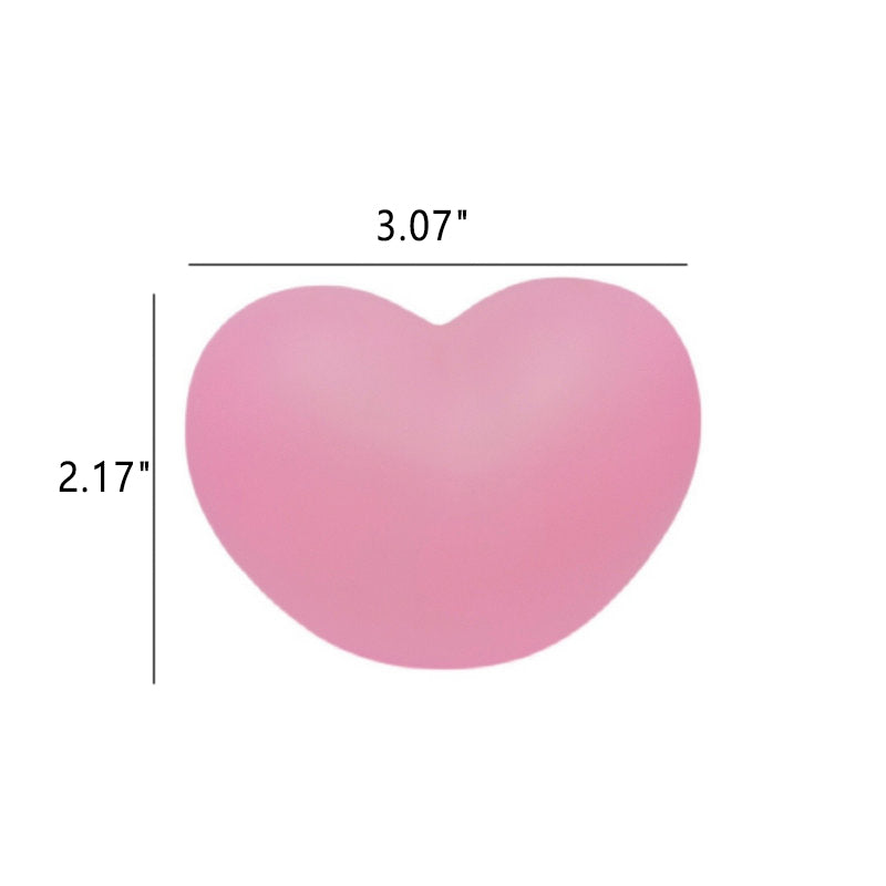 Luminous Heart LED-bordsnattlampa – Chic silikonglöd