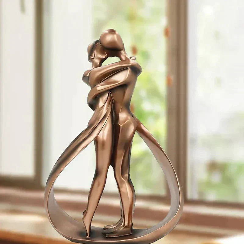LumiEmbrace – Elegant Skulptur i Harts