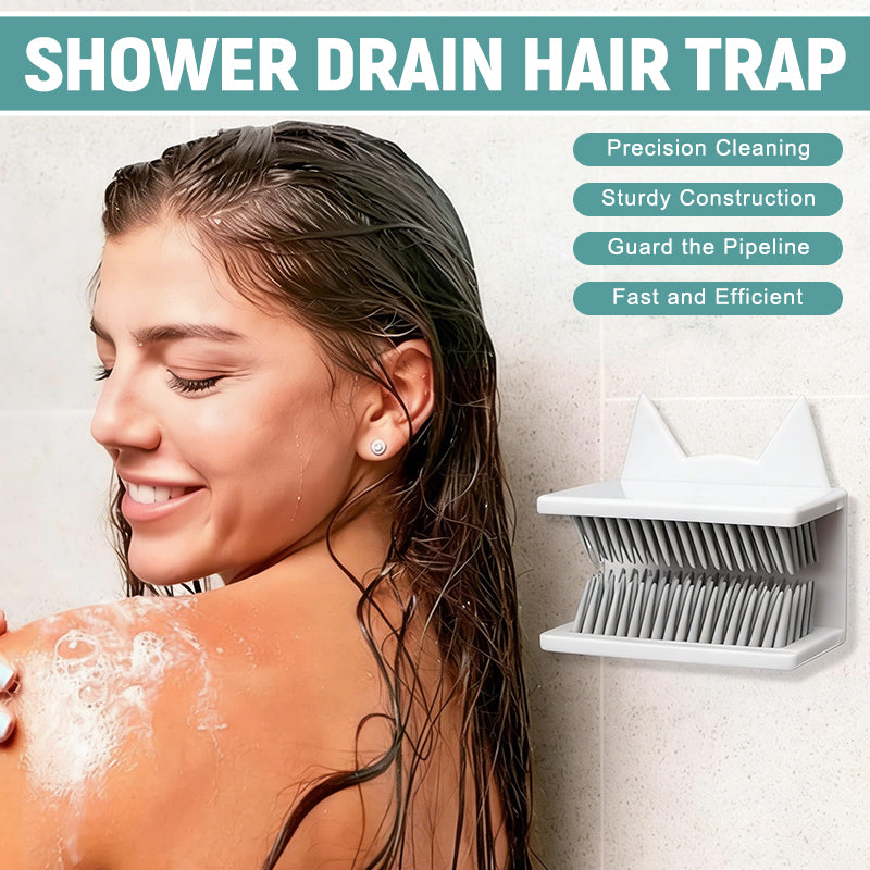Återanvändbar hårfångare för avlopp – Anti-igensättning för dusch och golvsil