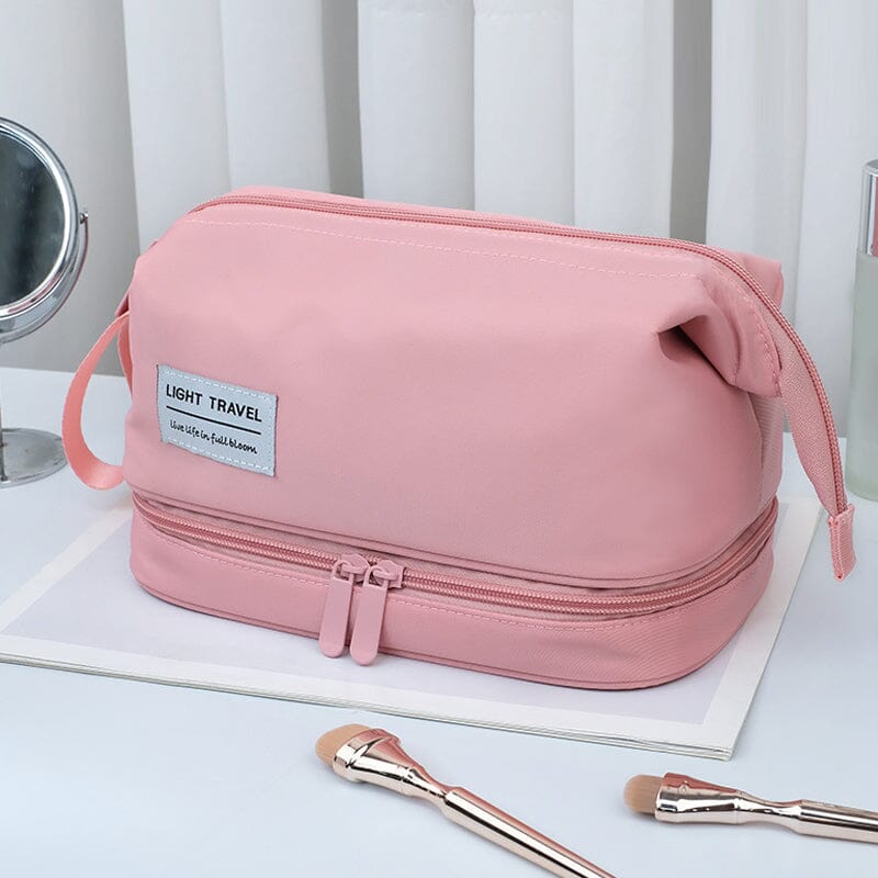 Vattentät necessär för resor – Stor kapacitet i nylon och Oxford med våt-/torrsektion