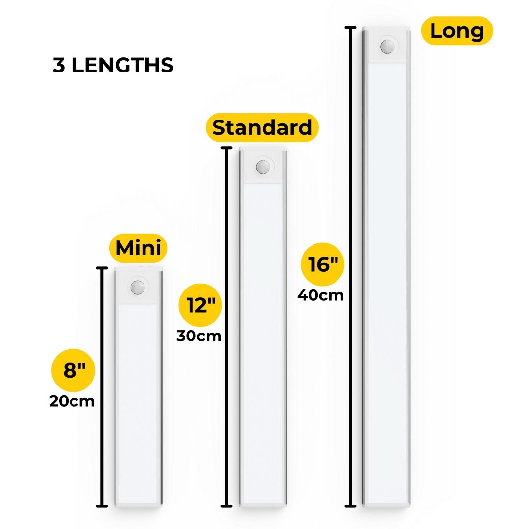 Trådlös rörelseaktiverad LED-remsa – enkel belysning, inga kablar behövs