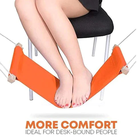 Mysig uppvärmd fotvärmare under skrivbordet – Ergonomisk fotstöd för kontor och hemkomfort