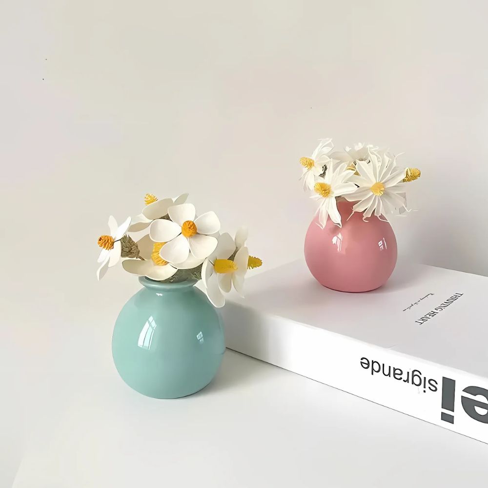 Chic Puffy Pout Vase – Modern elegans för stilfulla utrymmen