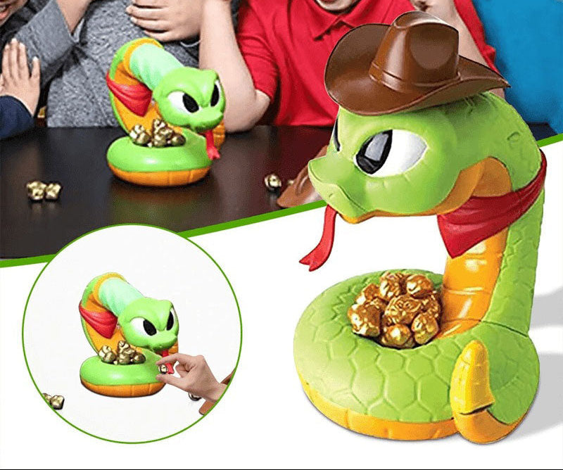 Överraskningsskallerormplysch – Rolig, mjuk och kramvänlig leksak