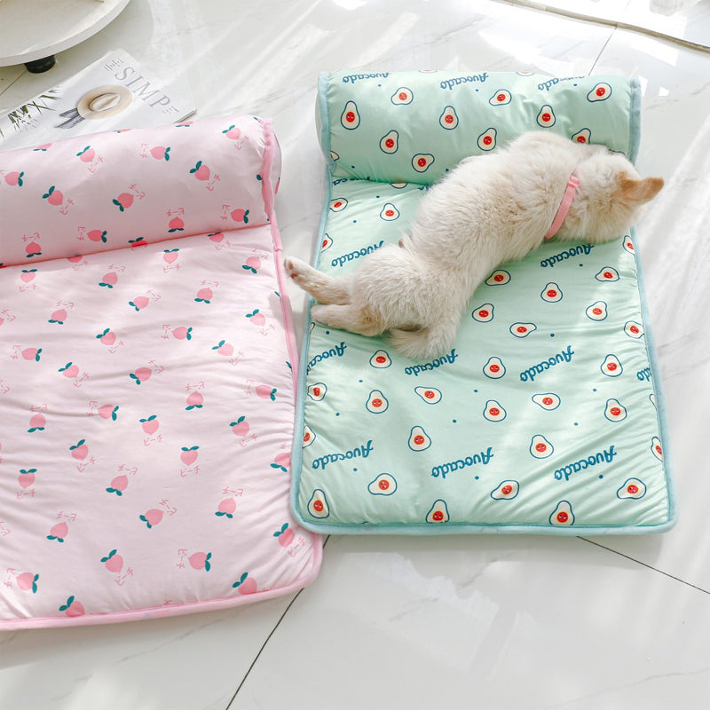 ChillPaws tvättbar kylmatta i issilk – giftfri sommarkomfortmatta för husdjur