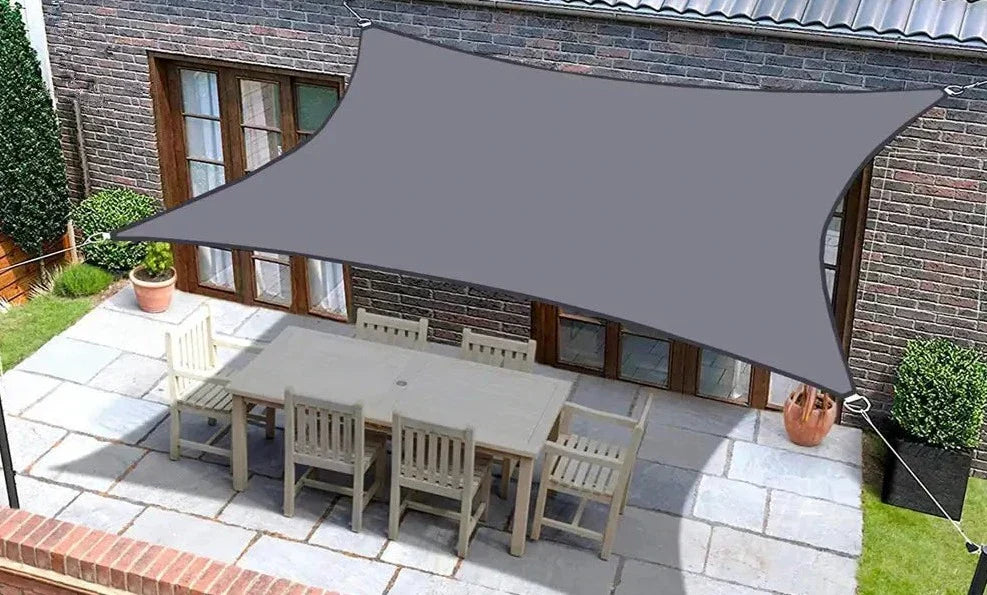 UV-blockerande utomhusduk för tak – slitstark vattentät skugga för trädgård, uteplats och bakgård