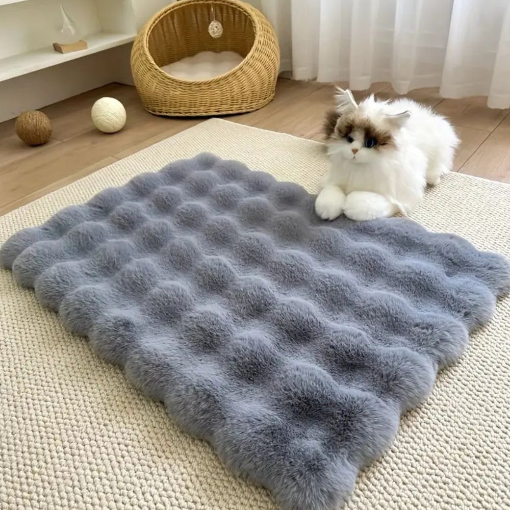 Fluffy Comfort Fuskpälsmatta – Mjuk, varm och snygg