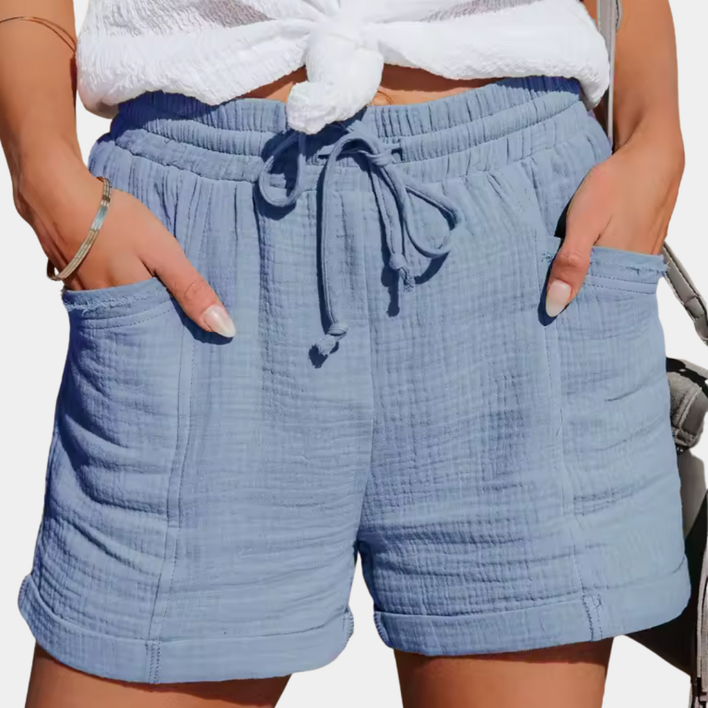 Skräddarsydda shorts med hög midja för kvinnor – eleganta, smarta och avslappnade sommarbyxor