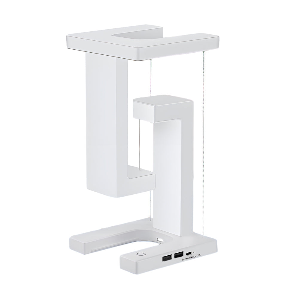 Flytande LED-bordslampa med trådlös laddning