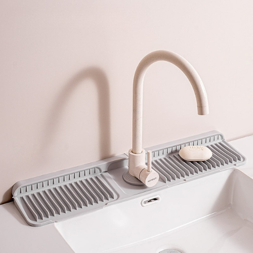 Silikon stänkskydd för diskho – Vattenuppsamlare för köks- och badrumsblandare