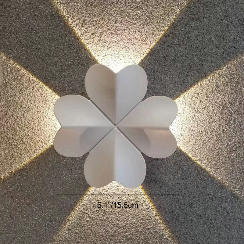 Fyrklöverform för uteplats