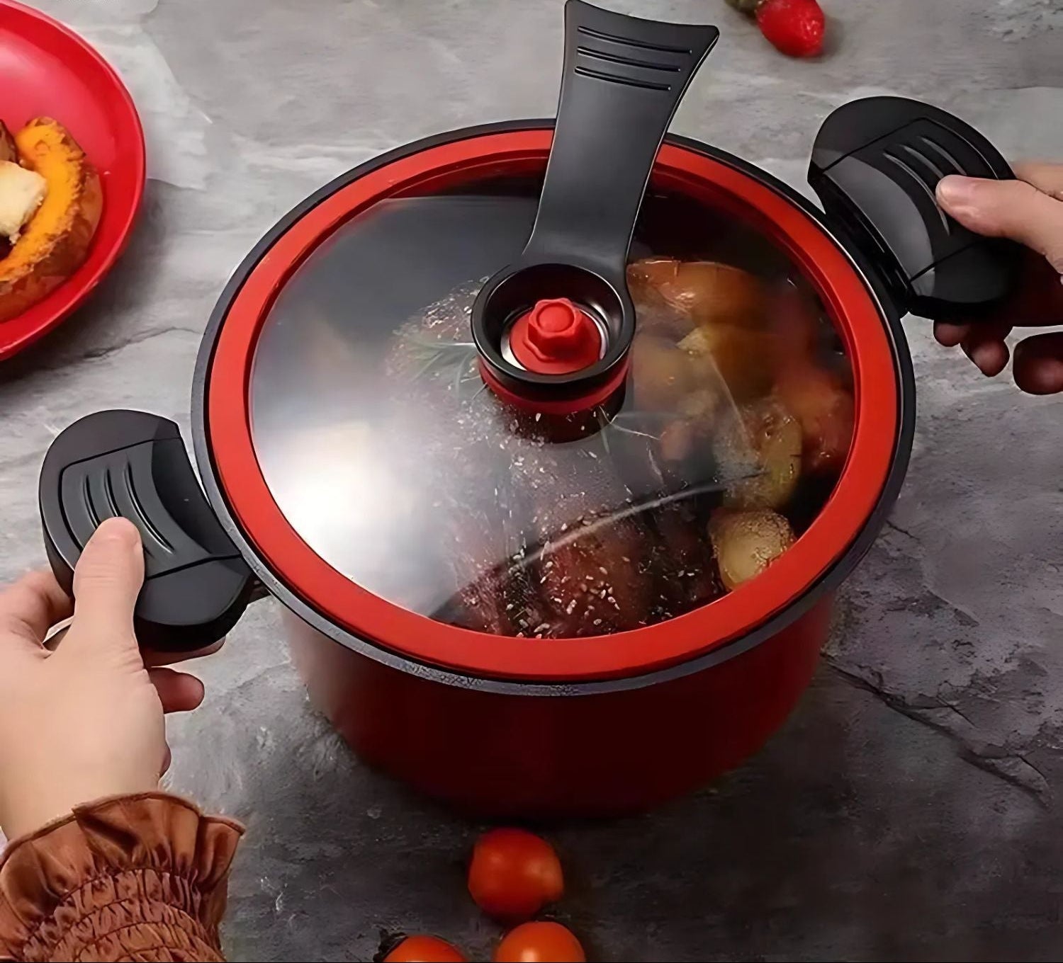 Kompakt smart tryckkokare – Snabb och effektiv matlagning för moderna kök