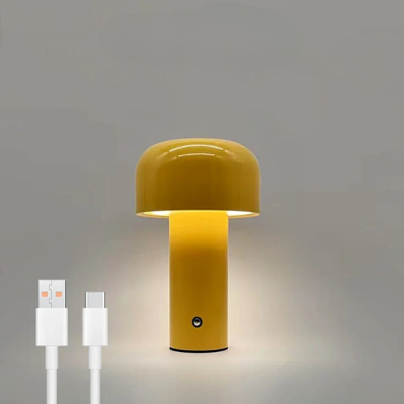 Uppladdningsbar Mushroom LED-bordslampa