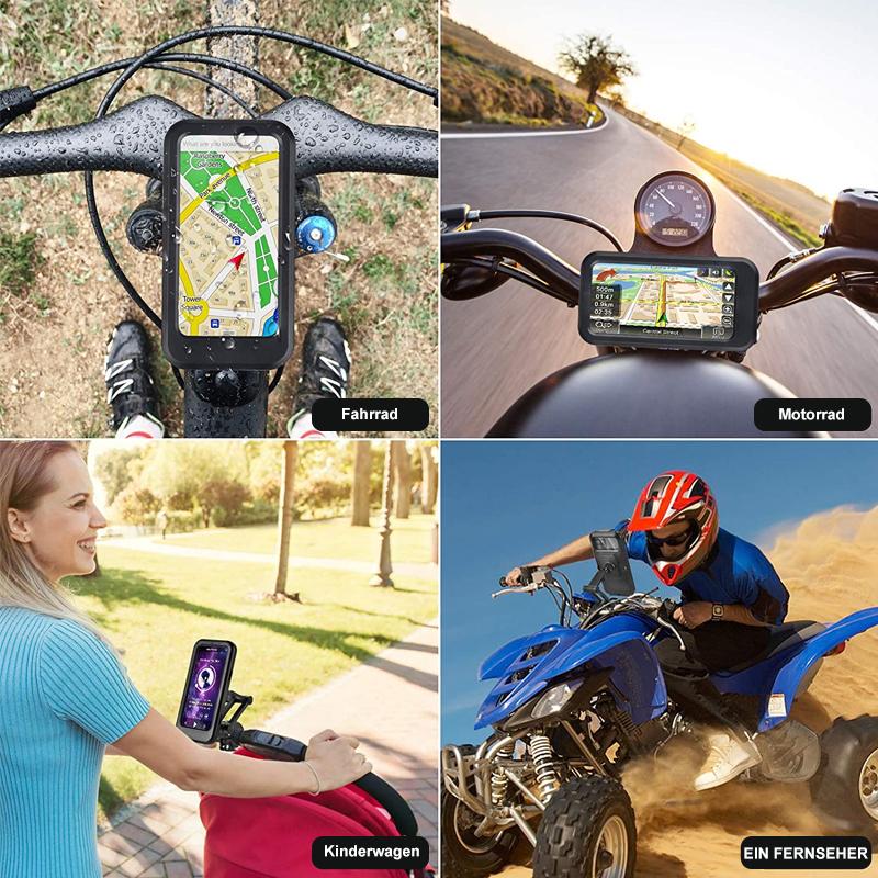 15W cykelhållare för powerbank - Vattentät styrhållare med snabbladdning och stötsäker design