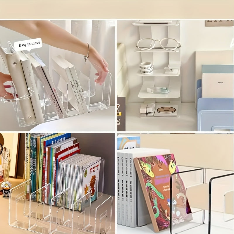 Transparent handväskhållare - 2 akrylorganisatörer för garderob och hyllor