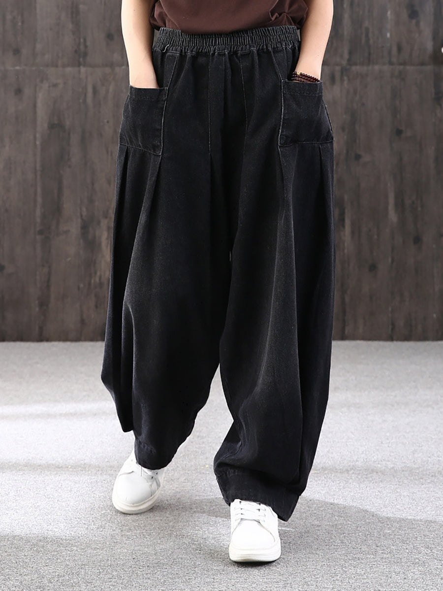 Baggy casualbyxor för kvinnor