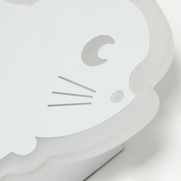 WhiskerGlow LED-vägglampa – lekfull kattinspirerad accent