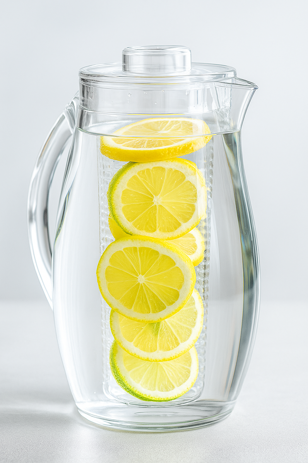 Vattenkanna för hälsosam hydrering - Frukt- och örtinfuser för hemmet eller kontoret