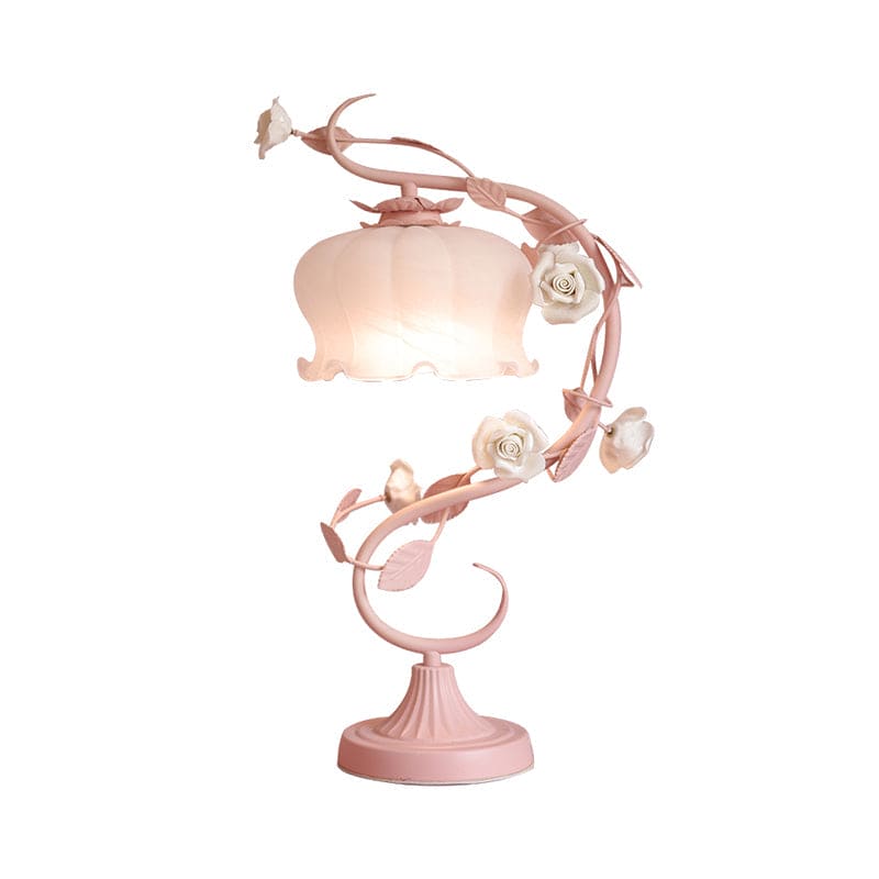 RoseGlow – Pastoral-stil bordslampa