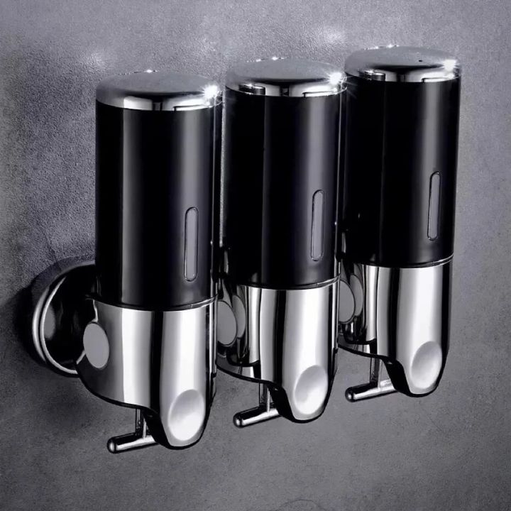 Elegant väggmonterad tvålpump – Modern touch för en enkel badrumsstil