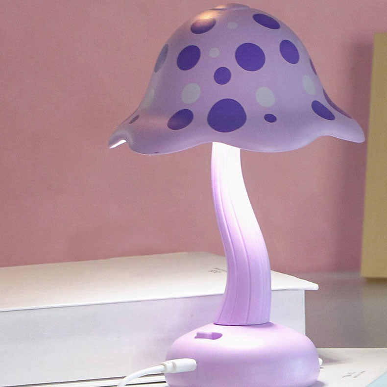 Mushroom Magic | Modern Creative USB-uppladdningsbar LED-bordslampa för barn