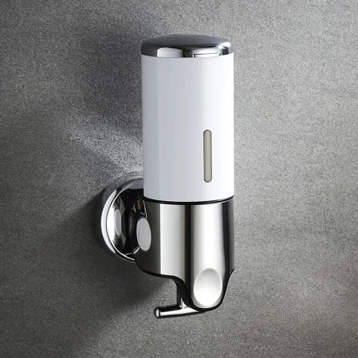 Elegant väggmonterad tvålpump – Modern touch för en enkel badrumsstil