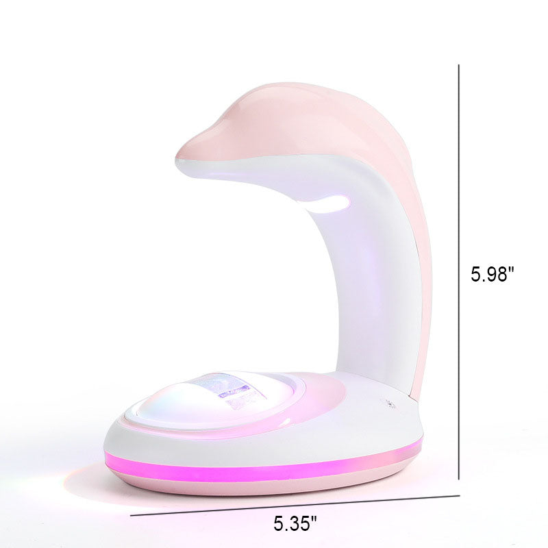 Förtrollande Dolphin LED Night Light – USB-driven regnbågsglödlampa