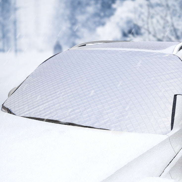 Magnetiskt helårsskydd för framrutan – Frostskydd och solvärmesköld