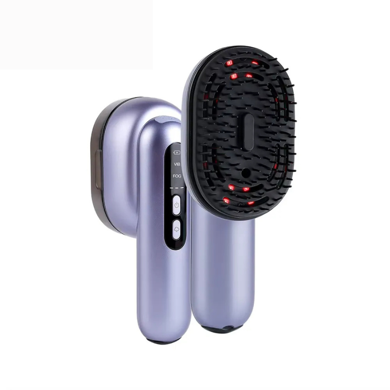 Vibrerande massageapparat och oljeinfuser - Stimulerar hårväxt och lindrar spänningar