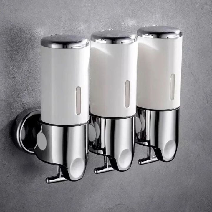Elegant väggmonterad tvålpump – Modern touch för en enkel badrumsstil