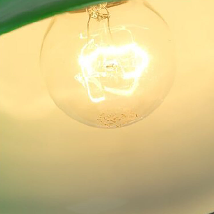 Smaragdgrön taklampa i glas