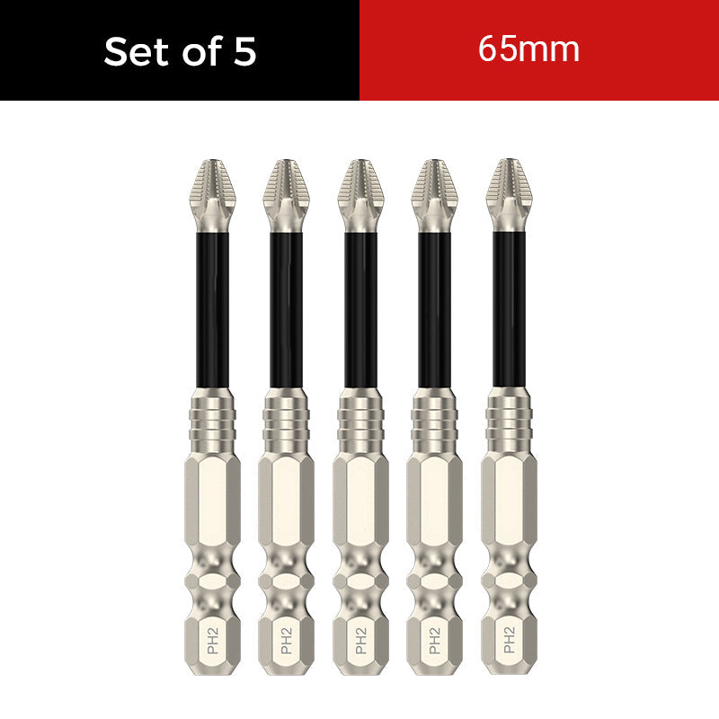 Allt-i-ett magnetisk bitssats - hållbar skruvmejselsats för hemmaprojekt