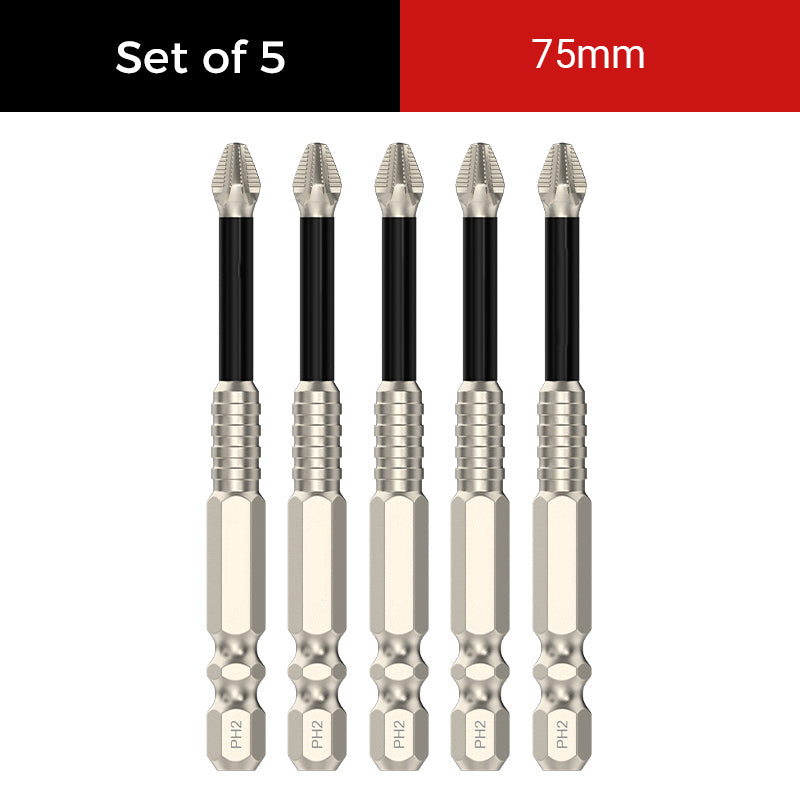 Allt-i-ett magnetisk bitssats - hållbar skruvmejselsats för hemmaprojekt