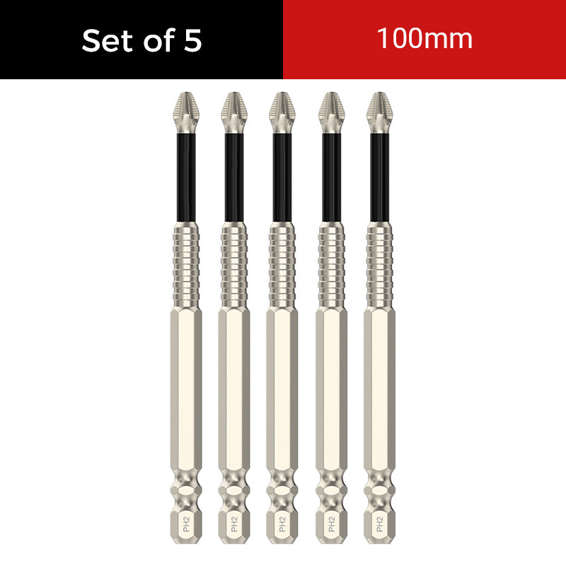 Allt-i-ett magnetisk bitssats - hållbar skruvmejselsats för hemmaprojekt