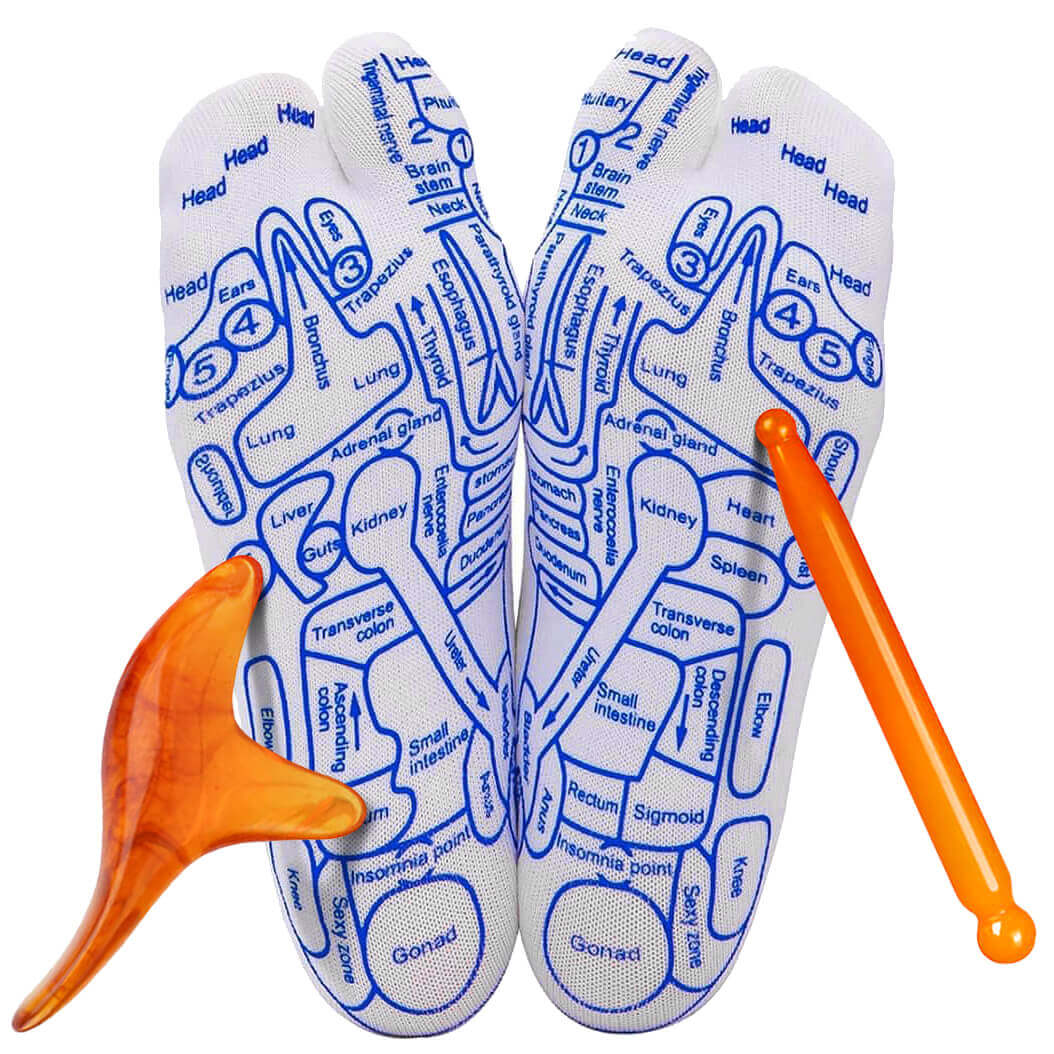 Terapeutiska reflexstrumpor – Stimulerar fötter och ökar blodcirkulationen och komforten