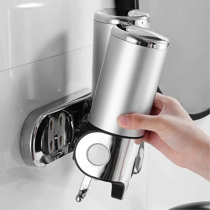 Elegant väggmonterad tvålpump – Modern touch för en enkel badrumsstil