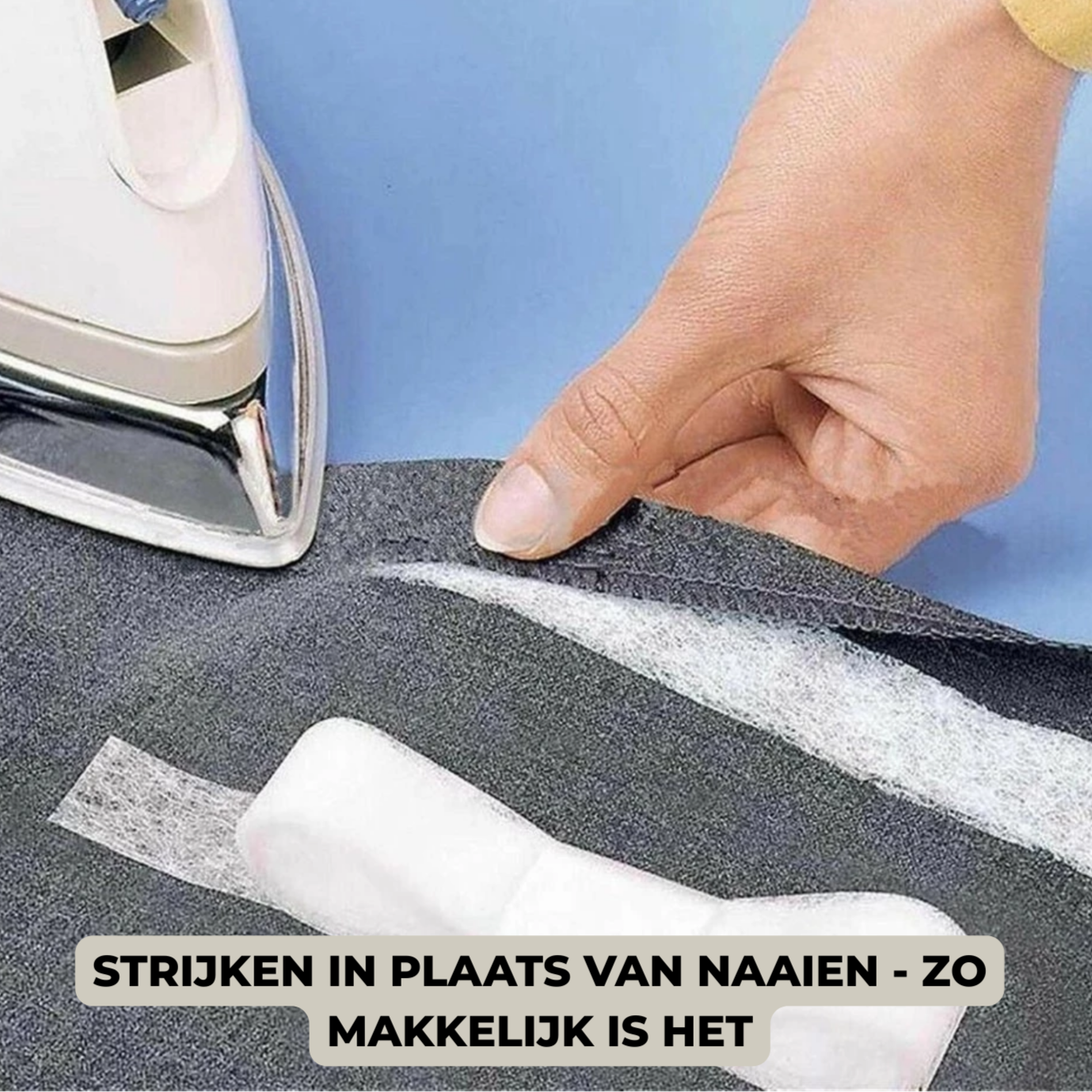 StitchFree – Dubbelhäftande tygtejp | Starkt lim utan sybehov
