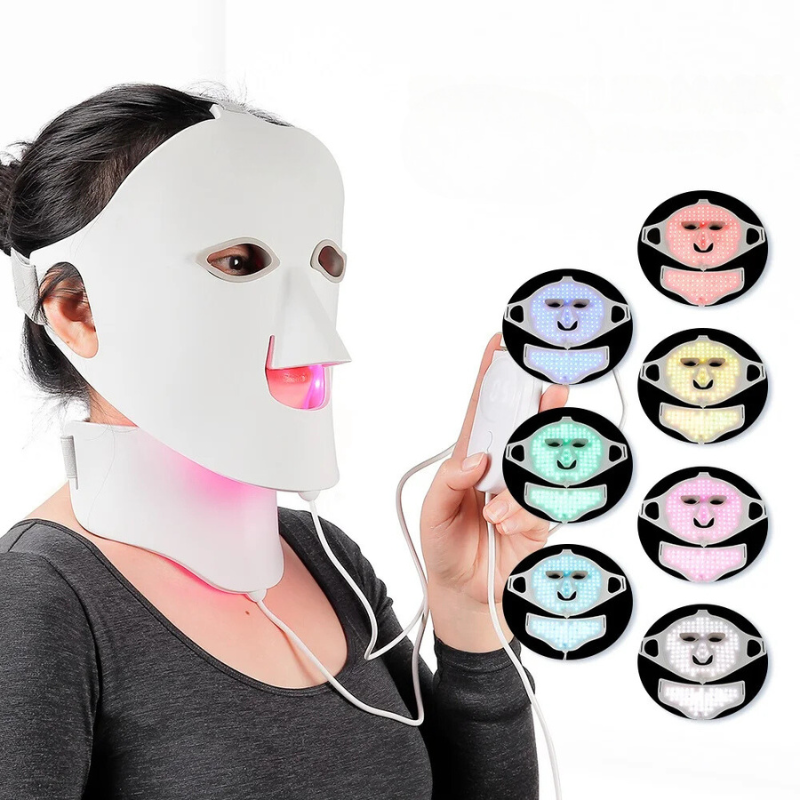 7-färgad ljusterapi ansiktsmask - Föryngra huden och öka lystern naturligt