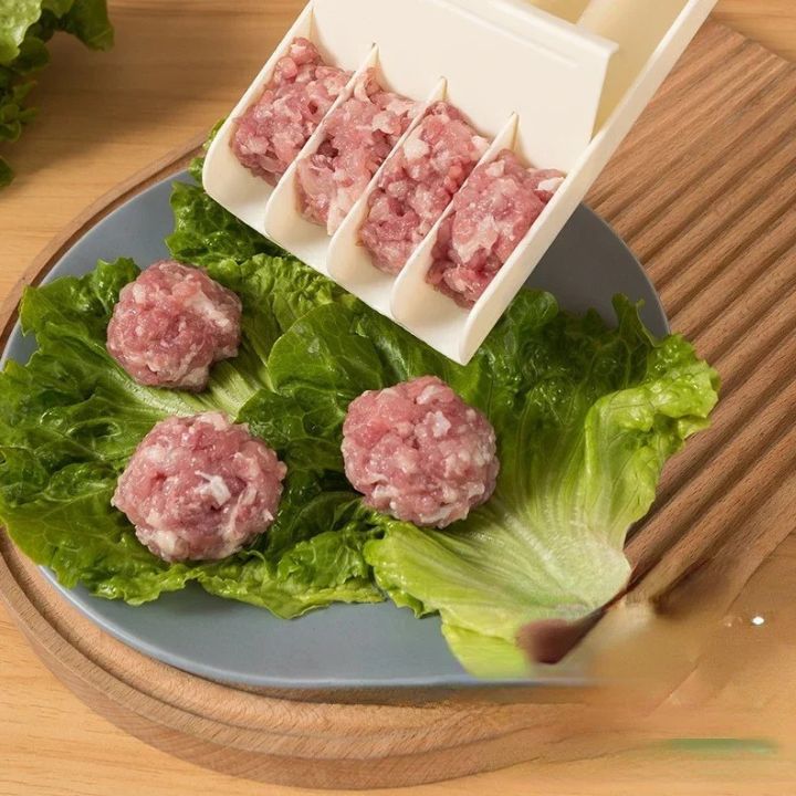 Enkelt köksredskap för köttbullar