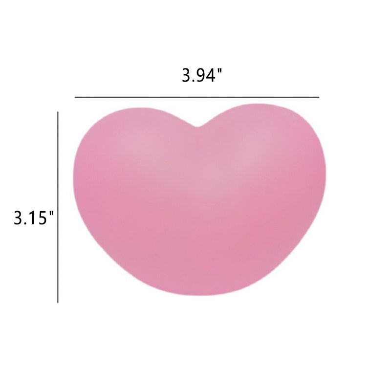 Luminous Heart LED-bordsnattlampa – Chic silikonglöd