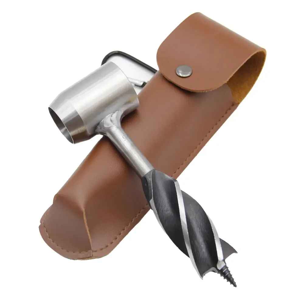 Bärbar handdriven borrmaskin - Hantverk, träprojekt och utomhusäventyr