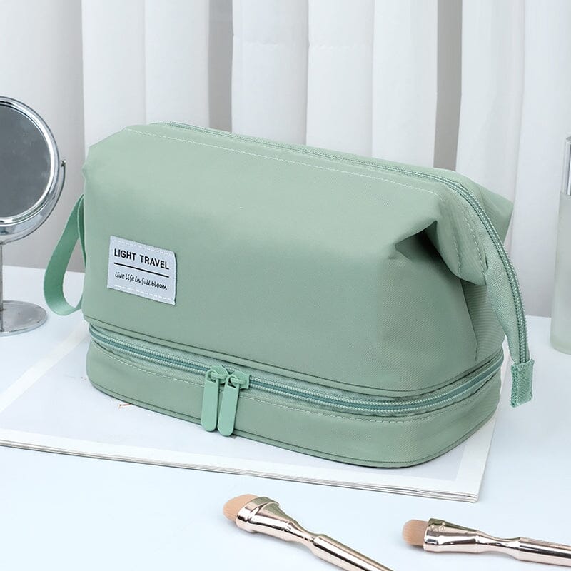 Vattentät necessär för resor – Stor kapacitet i nylon och Oxford med våt-/torrsektion