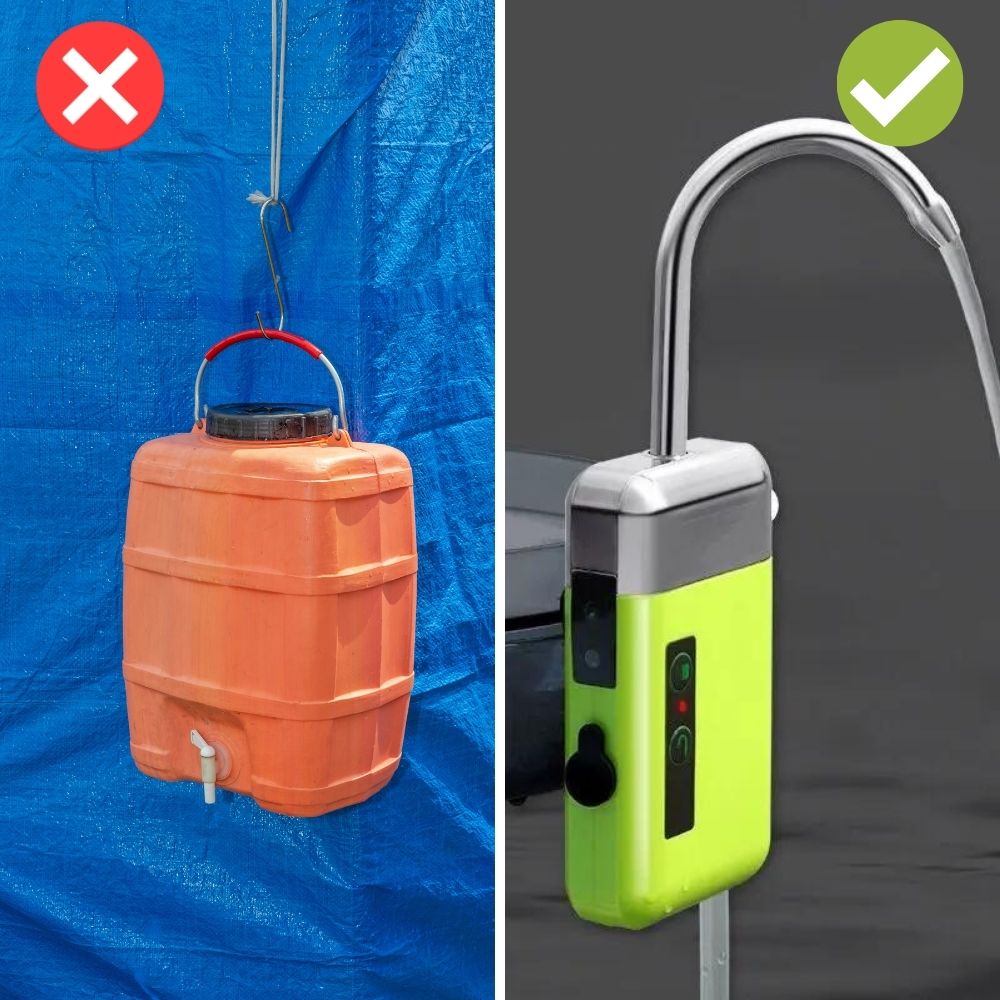 Automatisk USB-luftpump – Tyst bärbar luftare för akvarier och dammar