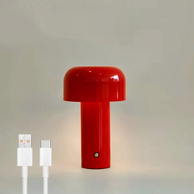 Uppladdningsbar Mushroom LED-bordslampa