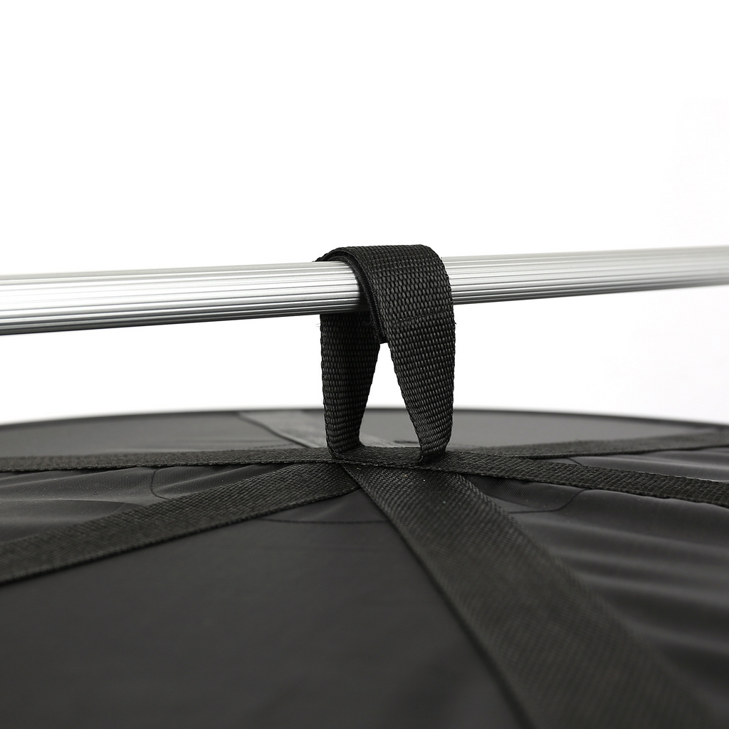 Hopfällbar torkställning i nät – Flerskiktad hängbricka för frukt, grönsaker och örter