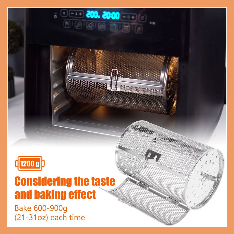 360° roterande airfryer-korg för jämn krispighet - stekbur för flera livsmedel