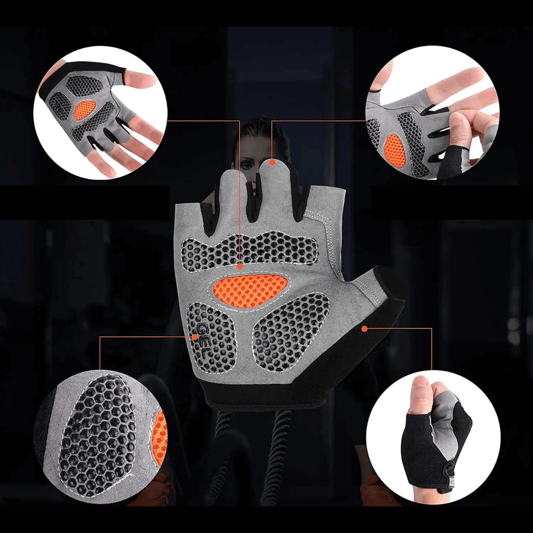 Andningsbara Sport Grip-handskar – Slitstark, svettbeständig träningsutrustning